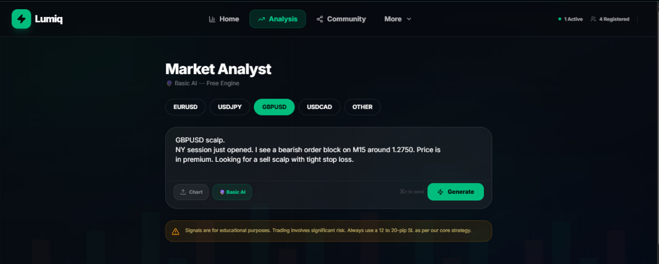 LUMIQ AI TRADING GUIDE