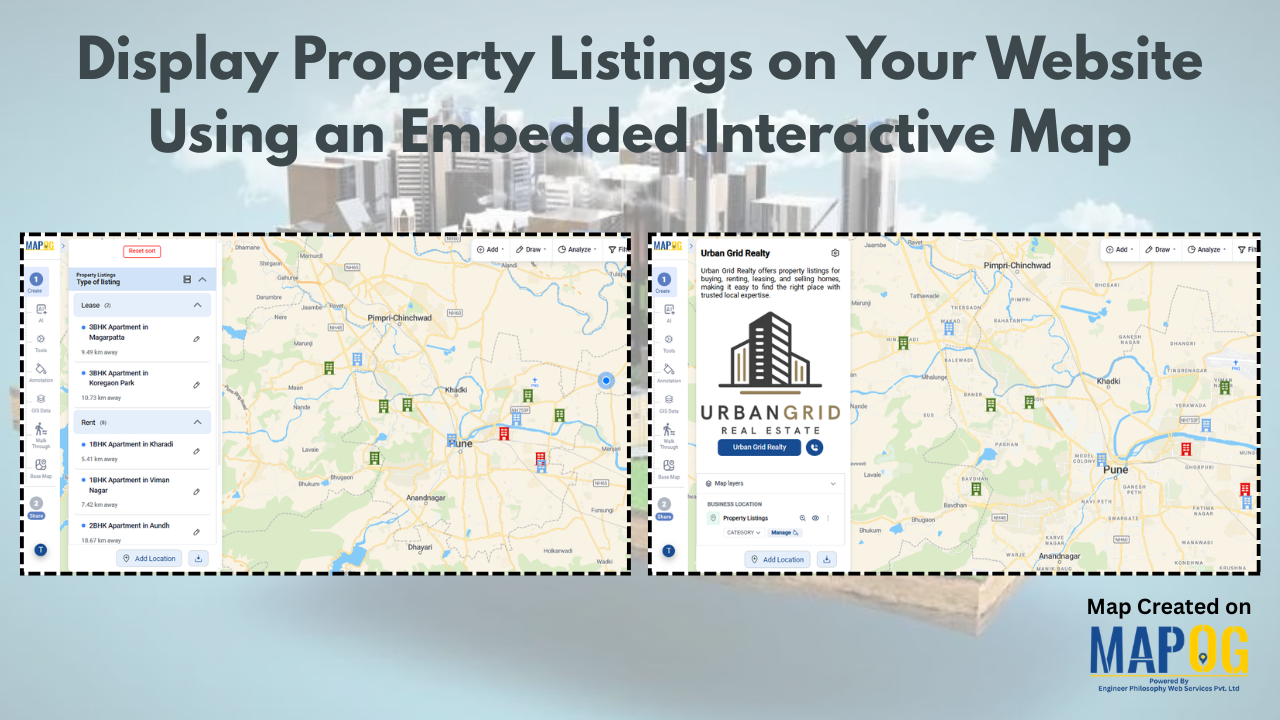 GIS on Medium - Display Property Listings on Your Website Using an Embedded Interactive Map