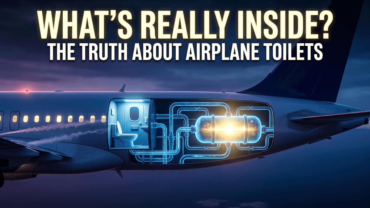 How Airplane Toiets Work at 35000 Feet