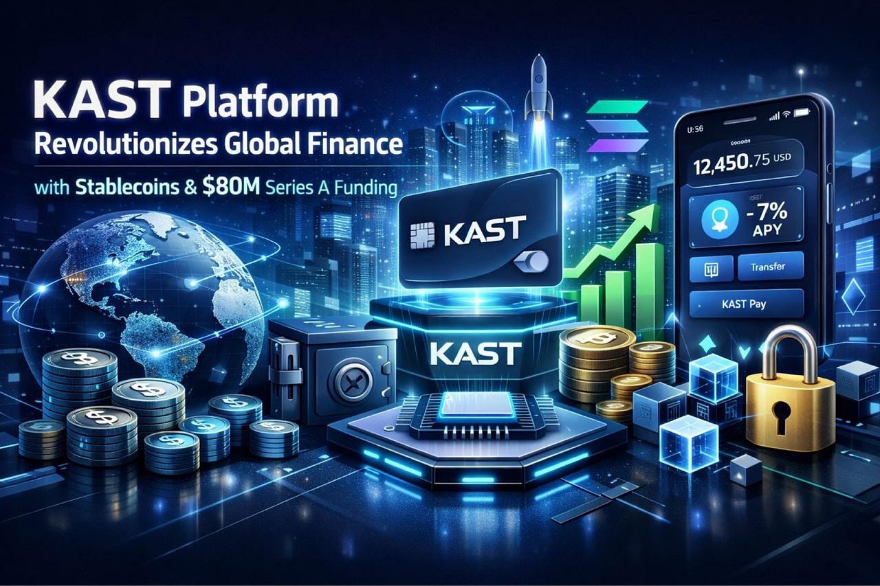 KAST Platform Revolutionizes Global Finance with Stablecoins and Its $80 Million Series A Funding…