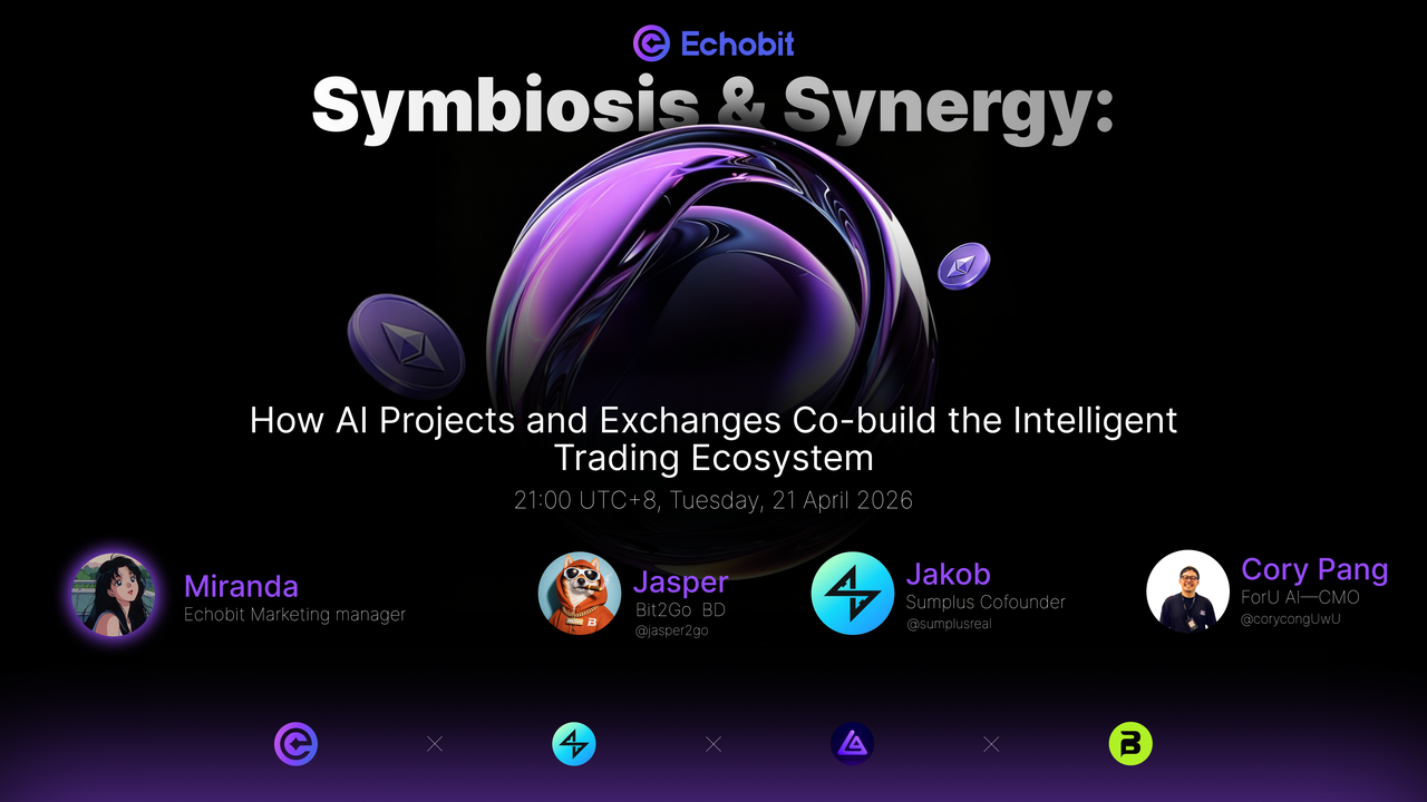 Echobit AMA Recap: Symbiosis & Synergy — How AI Projects and Exchanges Co-build the Intelligent…