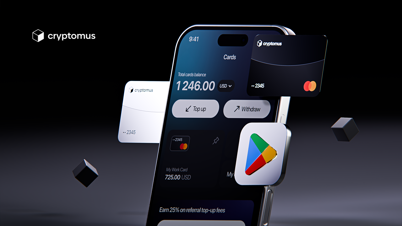 How to Use a Cryptomus Crypto Card for Google Play Purchases
