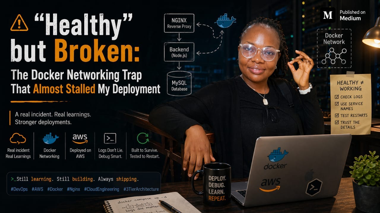 “Healthy” but Broken: The Docker Networking Trap That Almost Stalled My Deployment