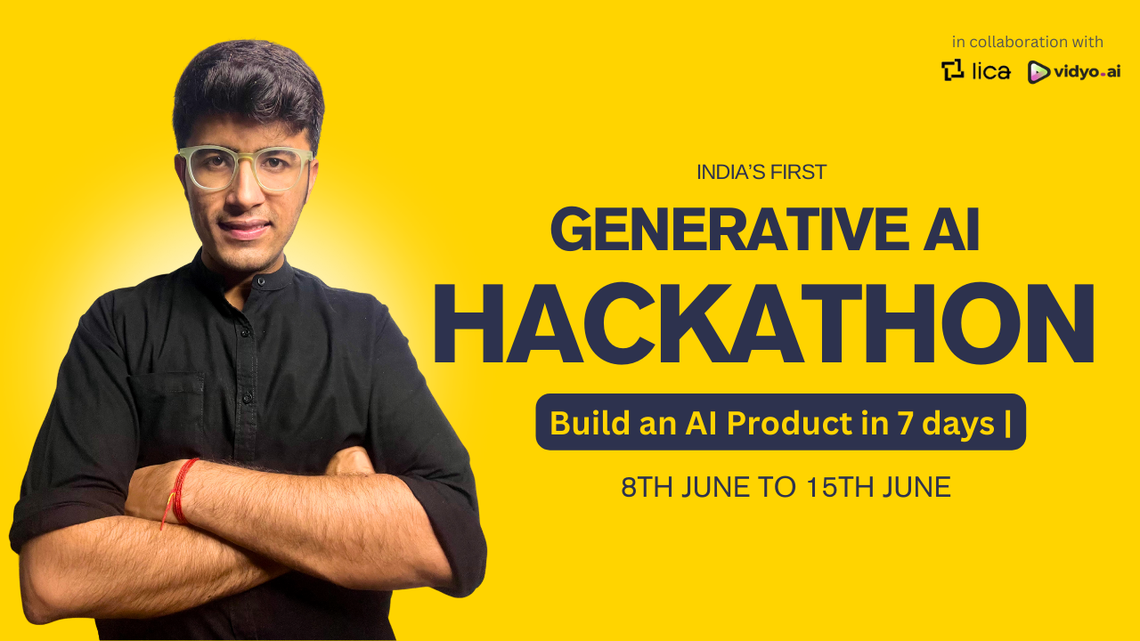 Top 13 AI Projects built in India’s First Generative AI Hackathon