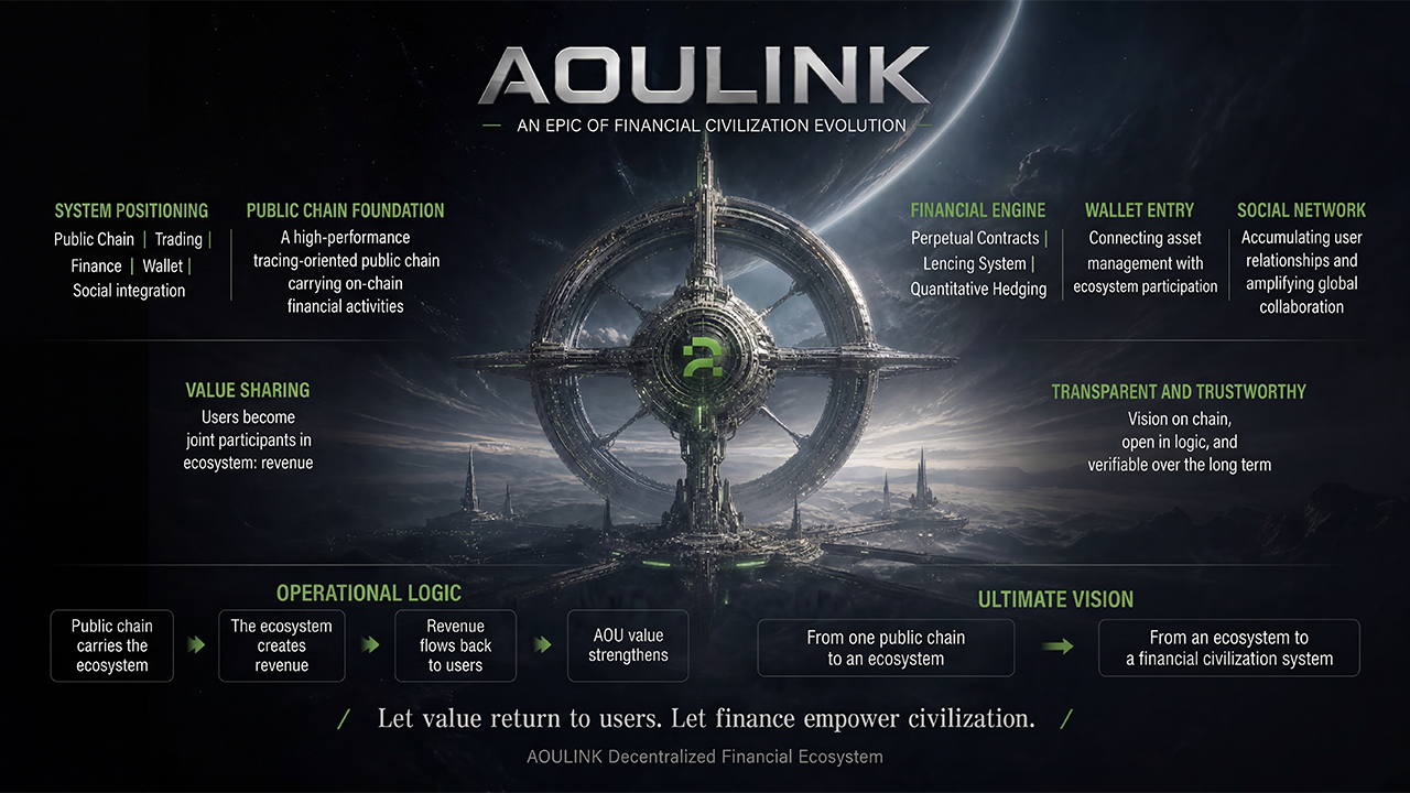 AOULINK — Building the Future of Financial Civilization