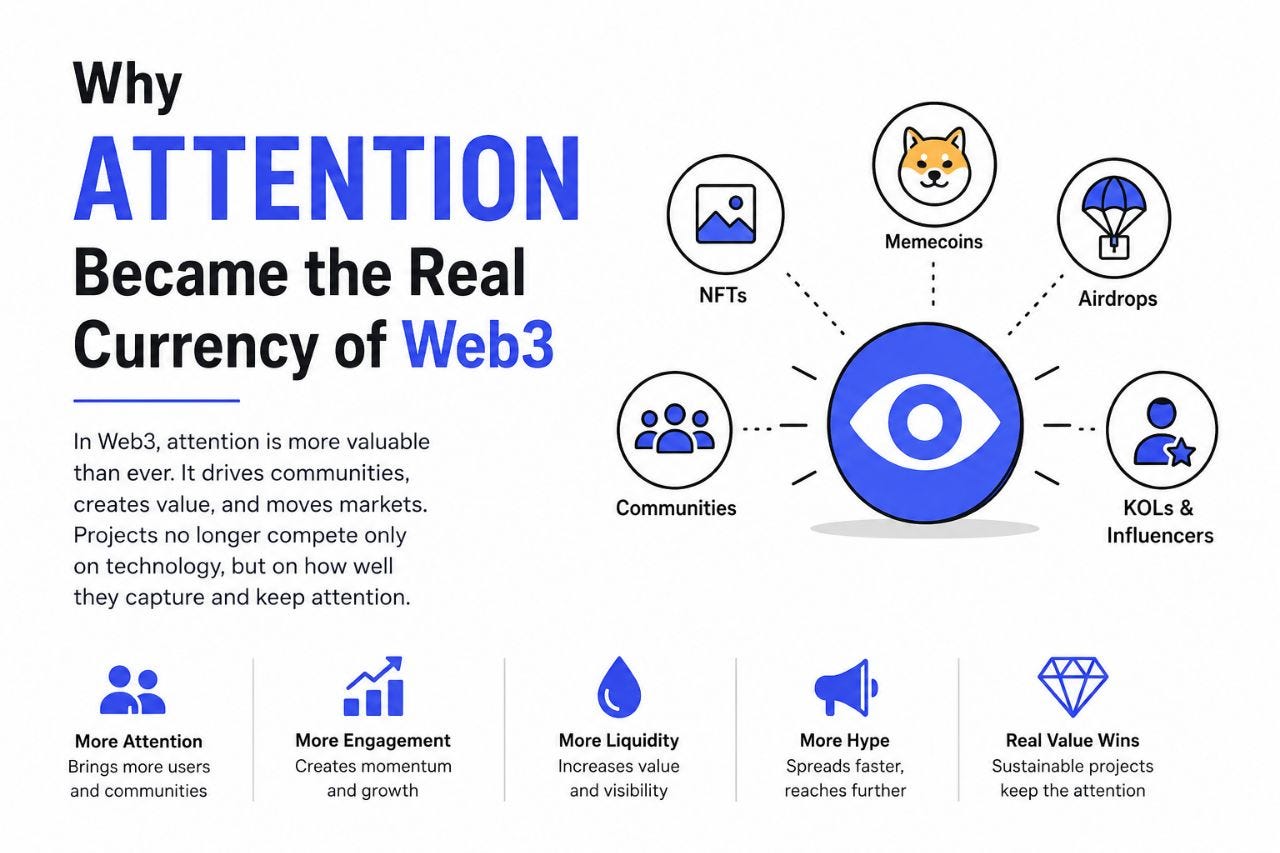 Why Attention Became the Real Currency of Web3