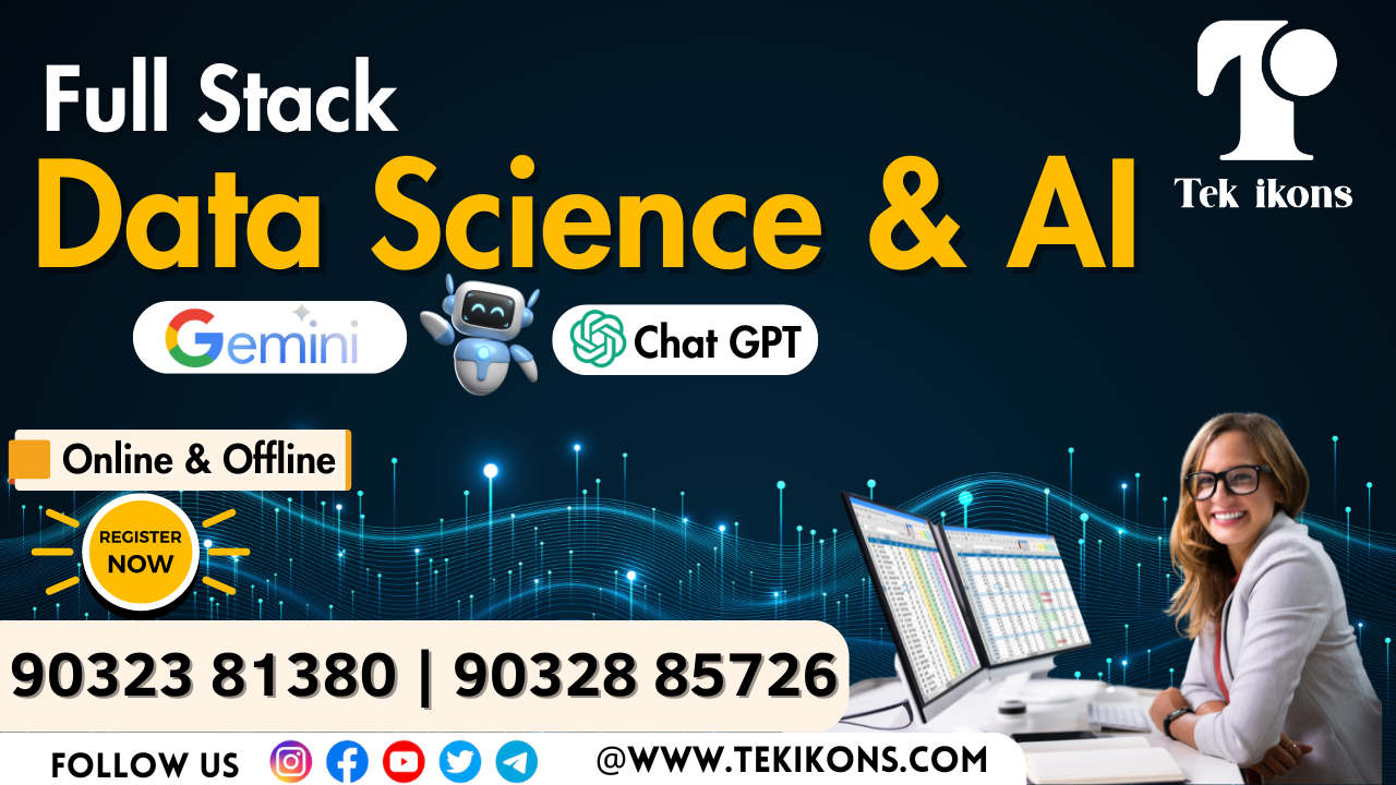 Best Data Science Online Training Institute In Hyderabad | Tek Ikons Academy