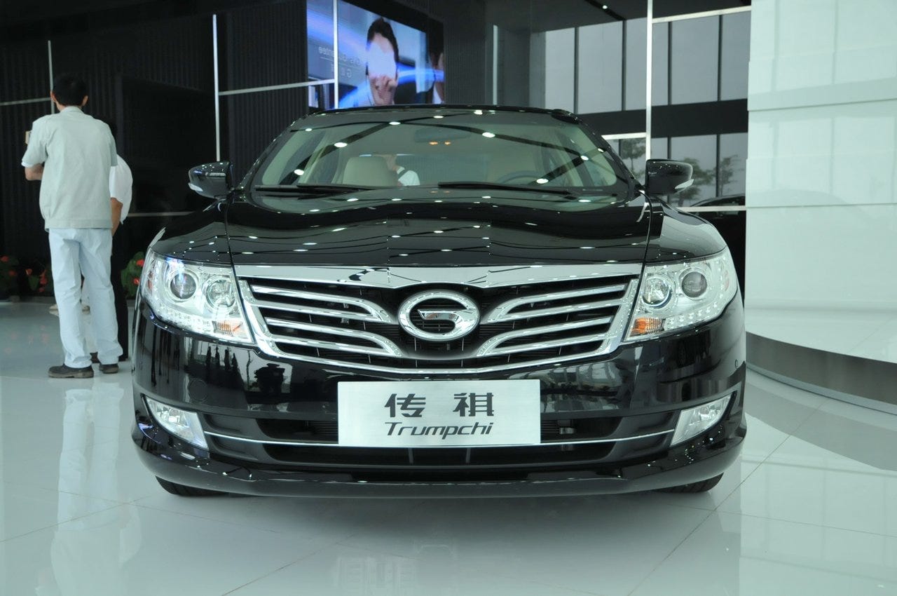 Chinese Automaker Decides Ing Trumpchi Cars In Us Is Bad Idea