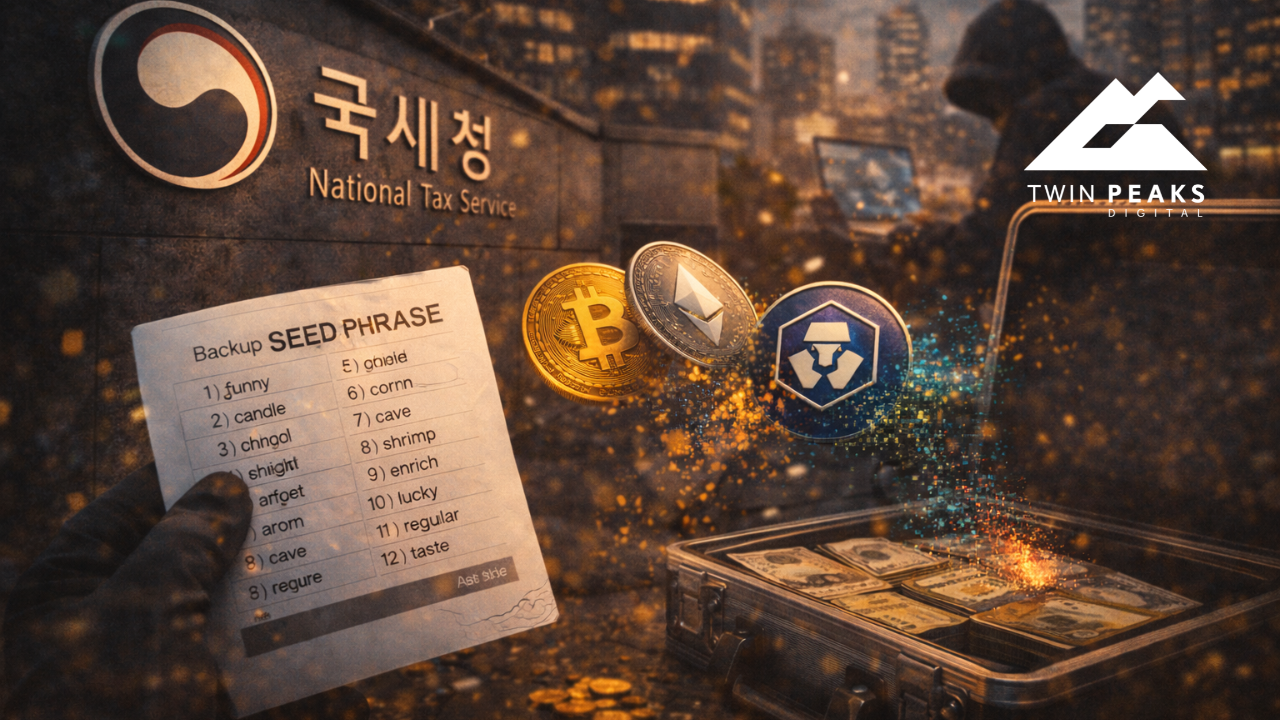 South Korean Tax Agency Accidentally Leaks Seed Phrase and Loses Seized Crypto