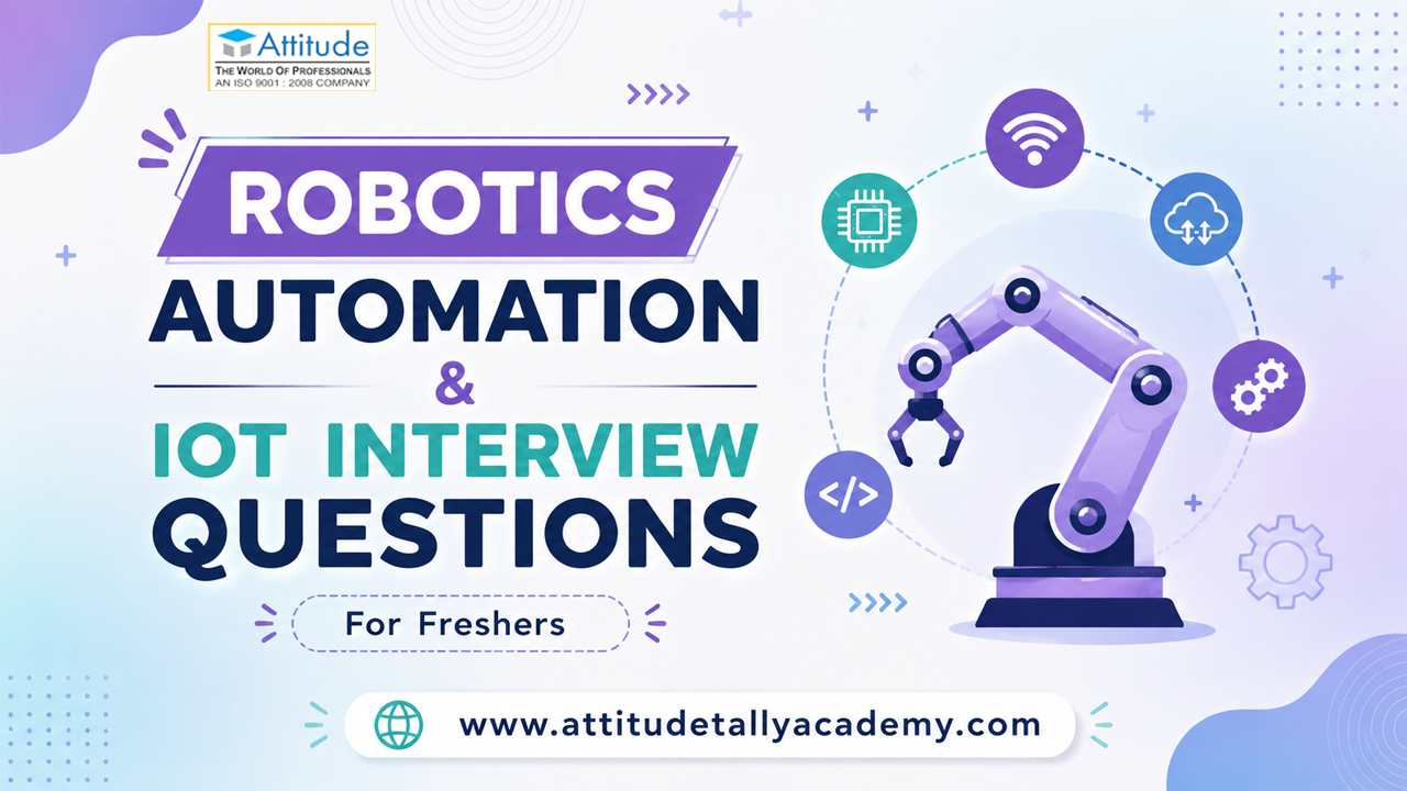 Robotics Automation & IoT Interview Questions for Freshers