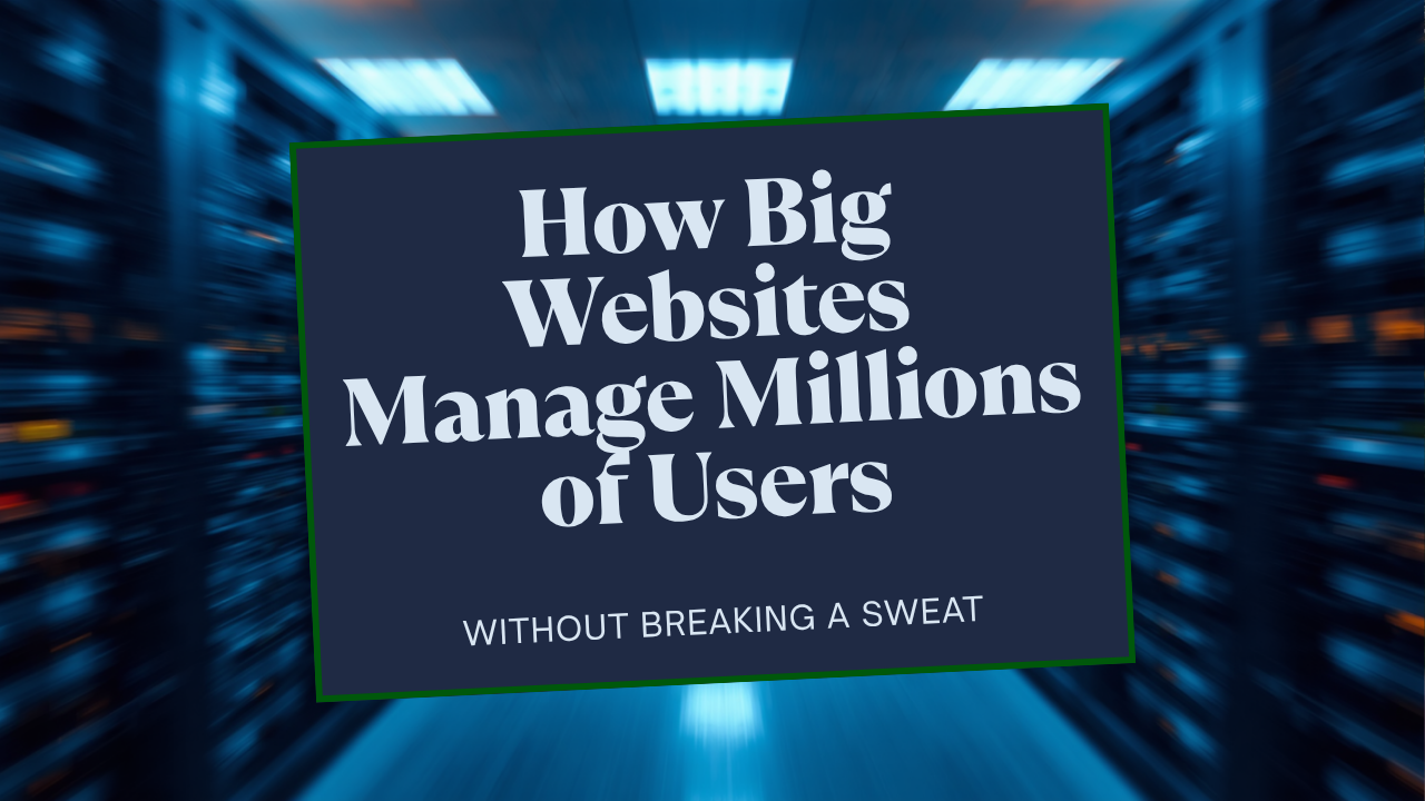How Big Websites Handle Millions of Users Without Breaking