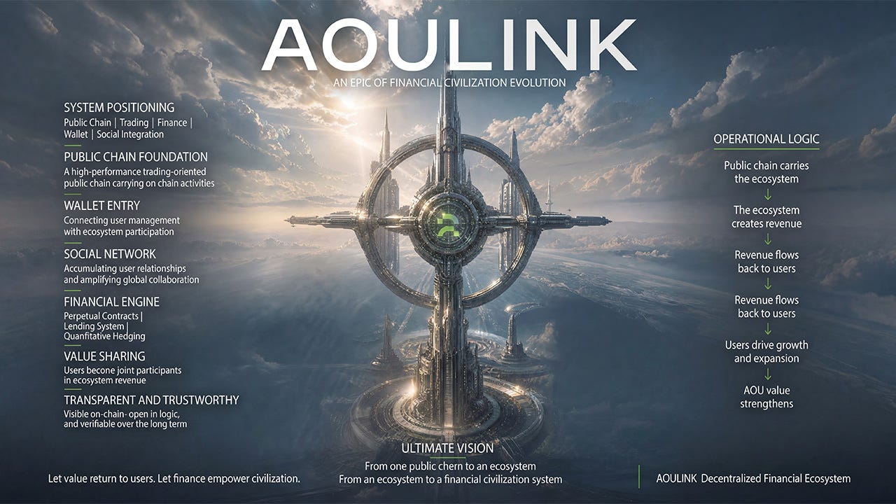 AOULINK — Building the Foundation of Financial Civilization