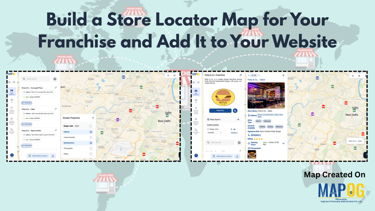 GIS on Medium - Build a Store Locator Map for Your Franchise and Add It to Your Website