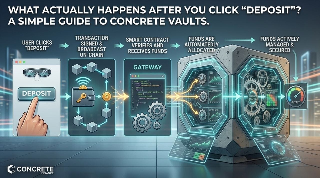 What Actually Happens After You Click “Deposit”? A Simple Guide to Concrete Vaults