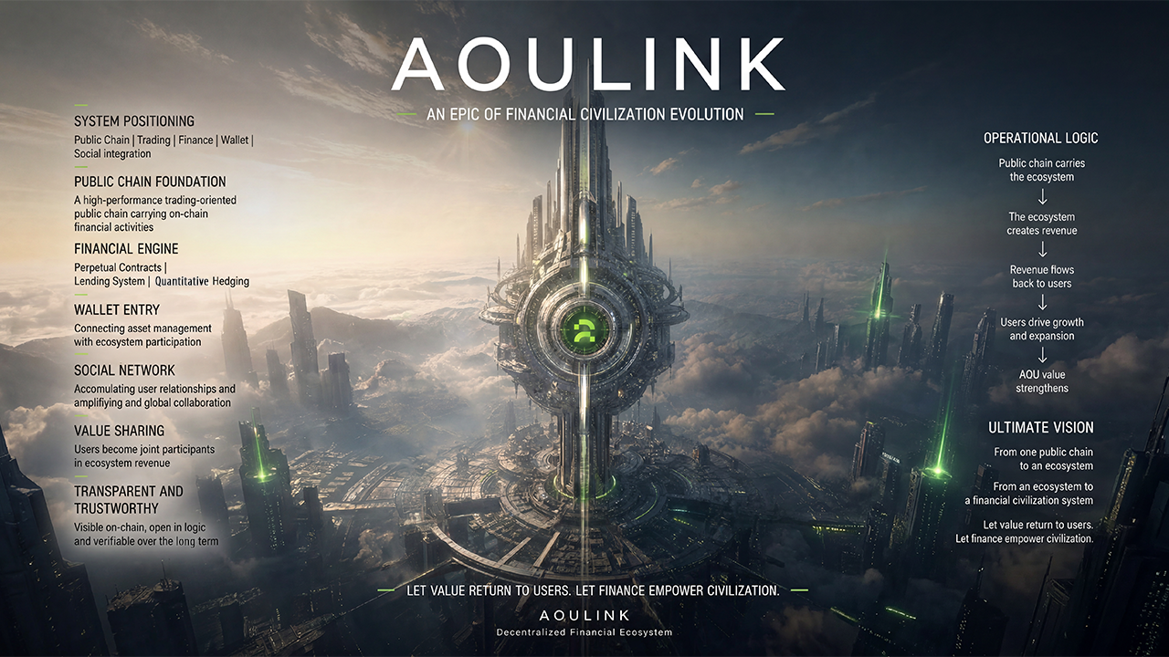 AOULINK: Building the Infrastructure of a Financial Civilization