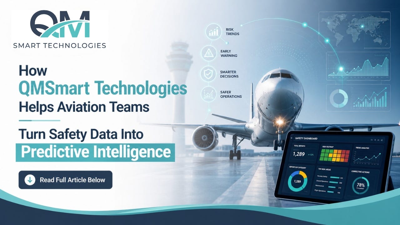 How QMSmart Technologies Helps Aviation Teams Turn Safety Data Into Pr