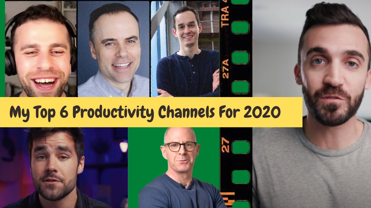 My TOP 6 Productivity YouTubers That Inspired Me In 2020