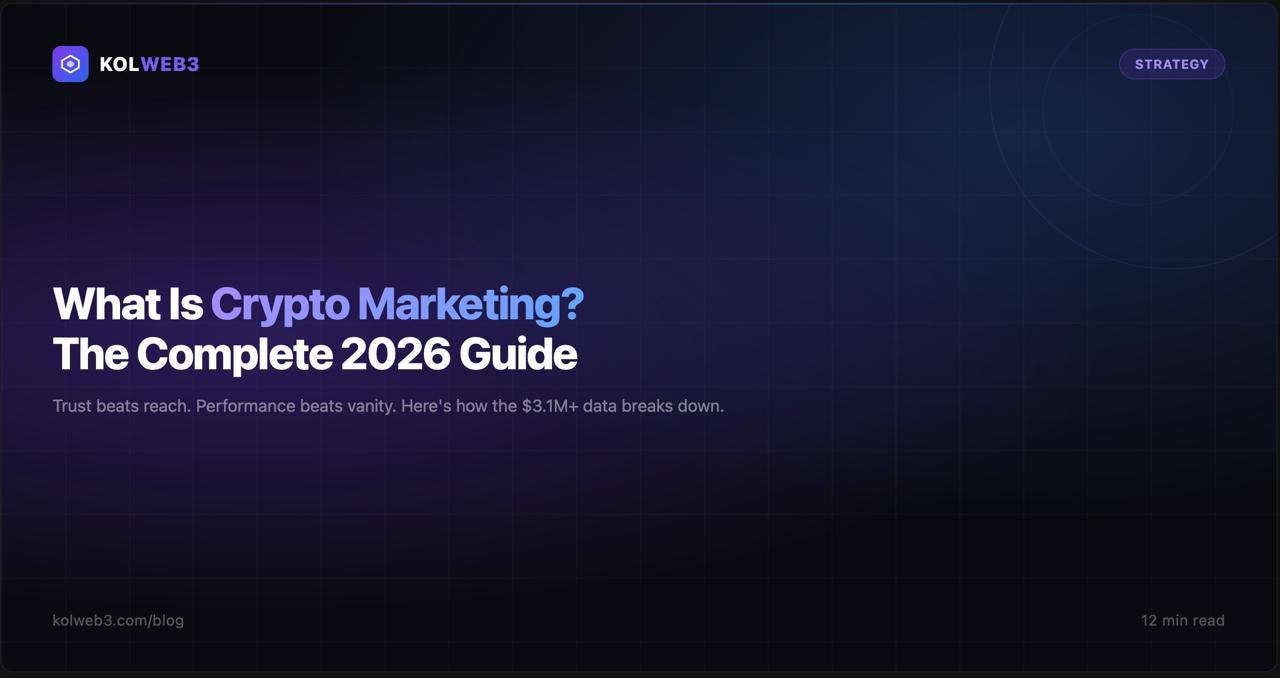 What Is Crypto Marketing? The 2026 Reality Check