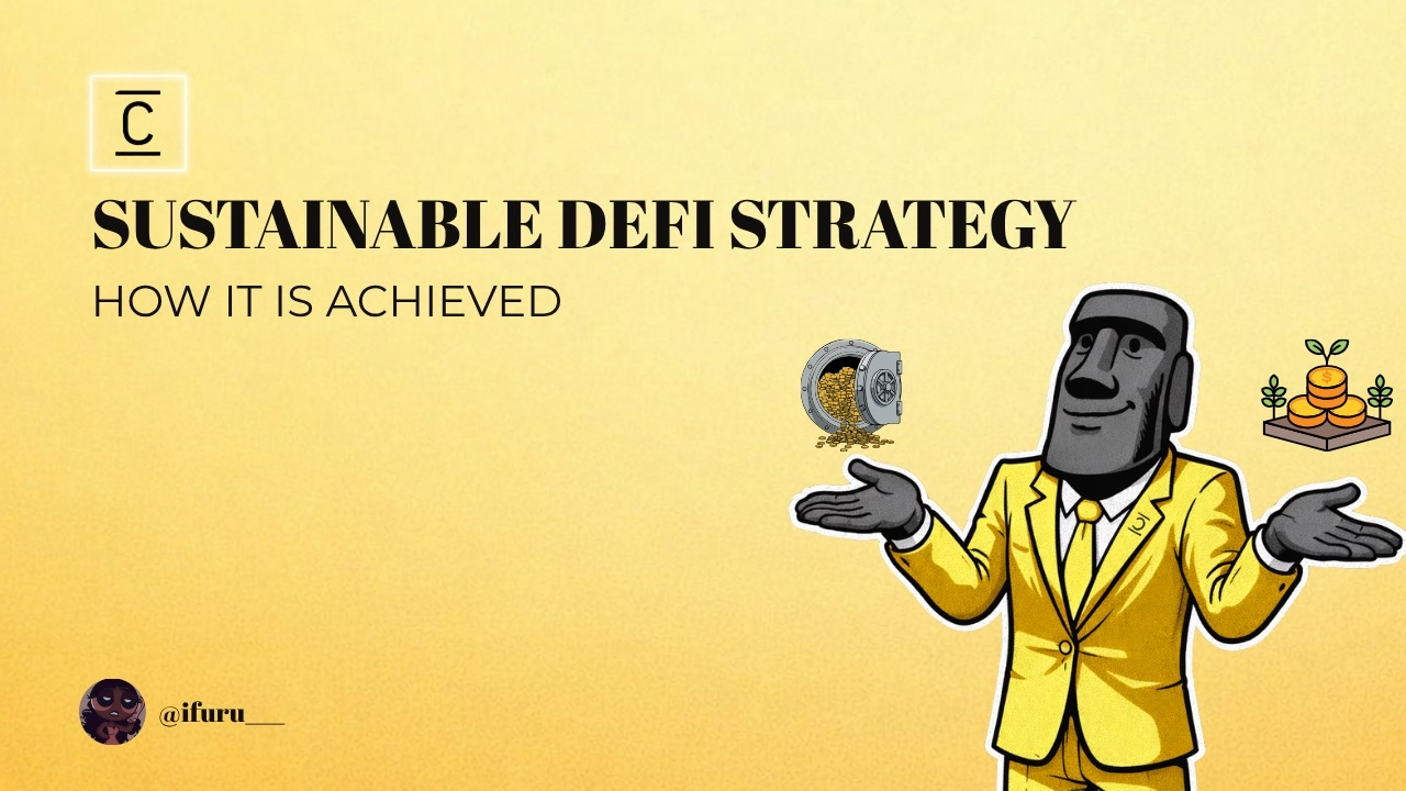 What makes a Defi strategy actually sustainable