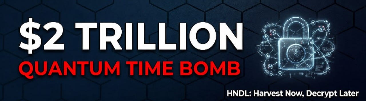 The $2 Trillion Quantum Time Bomb: Why HNDL is a 2026 Problem, Not a 2036 Problem