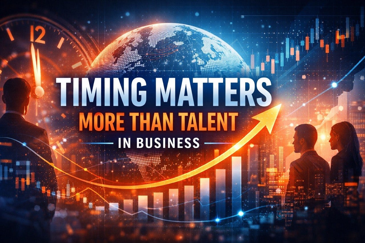 Why Timing Matters More Than Talent in Business