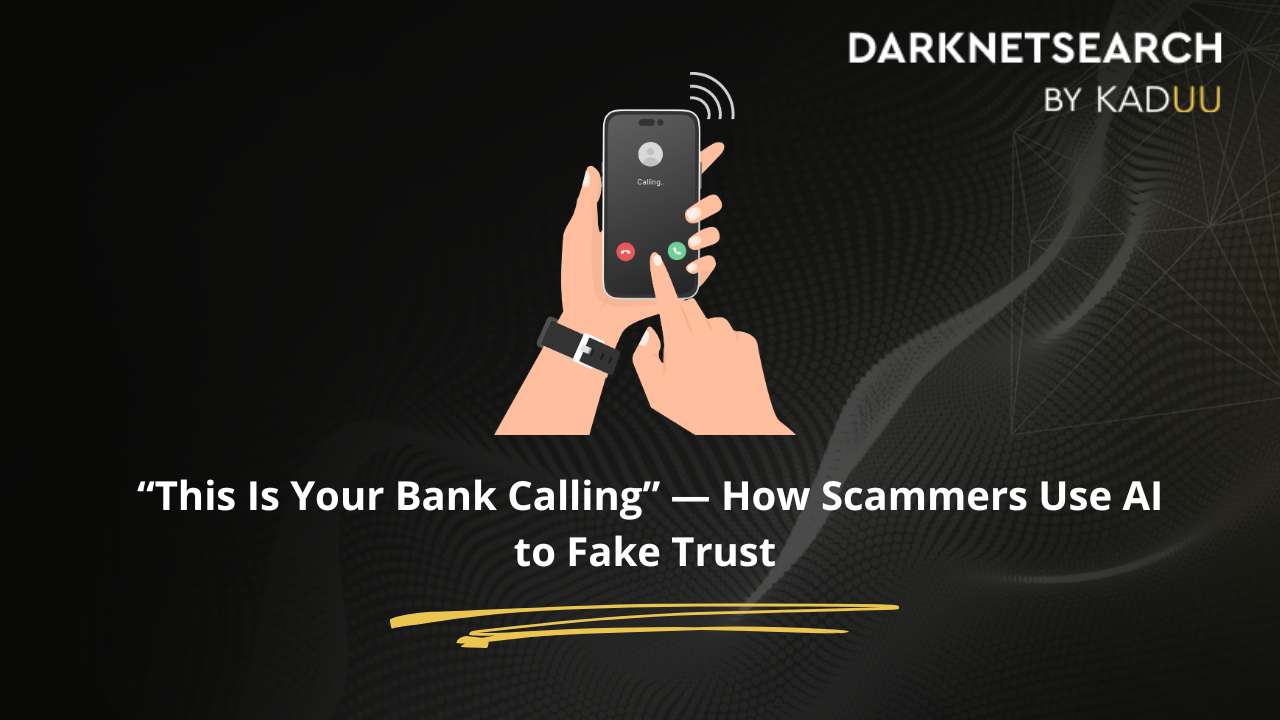 “This Is Your Bank Calling” — How Scammers Use AI to Fake Trust