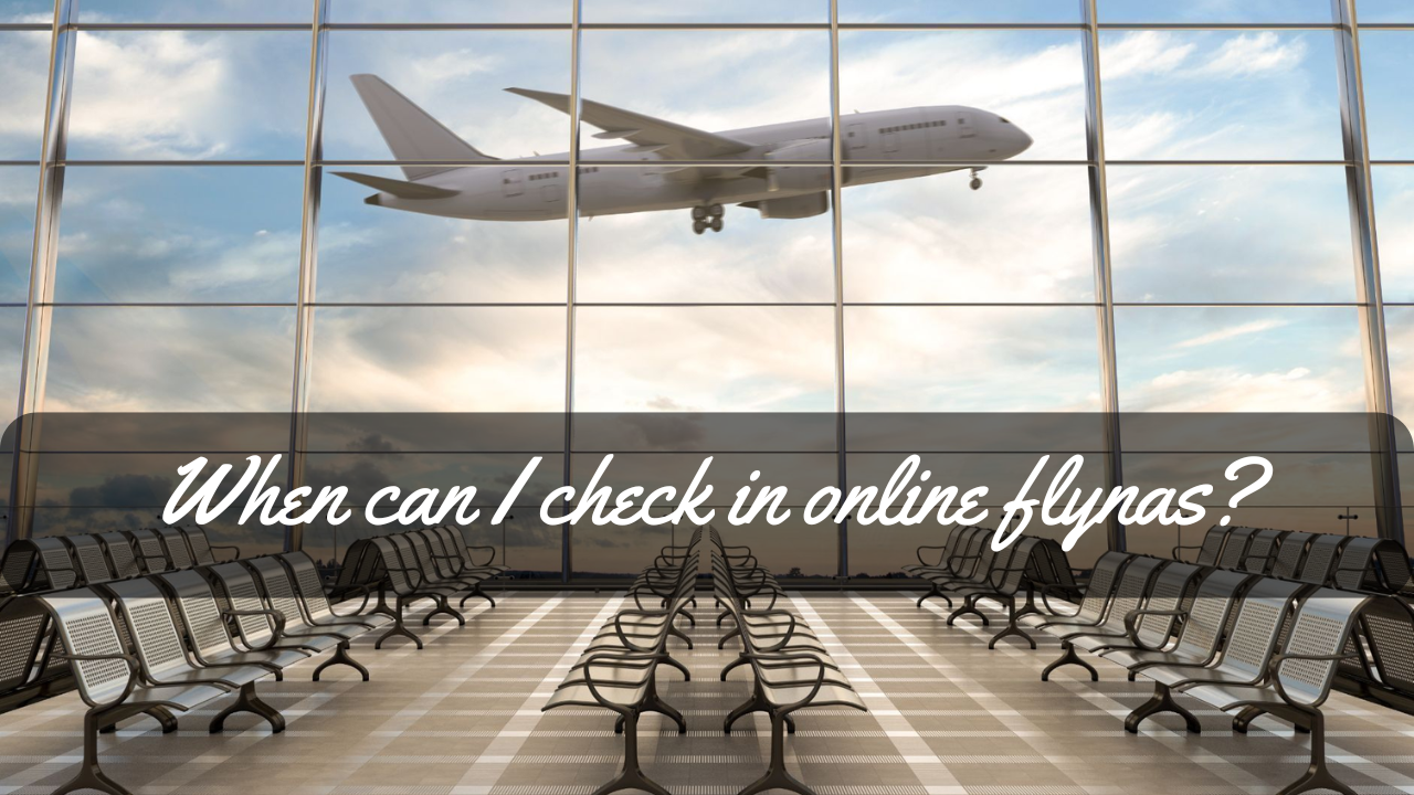 When can I check in online flynas-