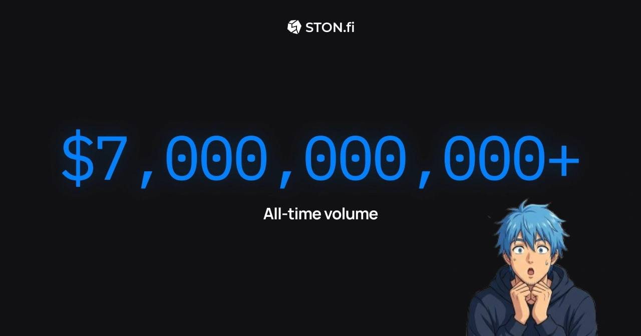 7 Billion Swaps Later: What This Milestone on STON.fi Really Says About TON