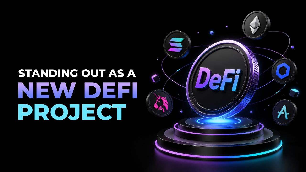 How Can You Stand Out as a New DeFi Project in a Crowded Space?