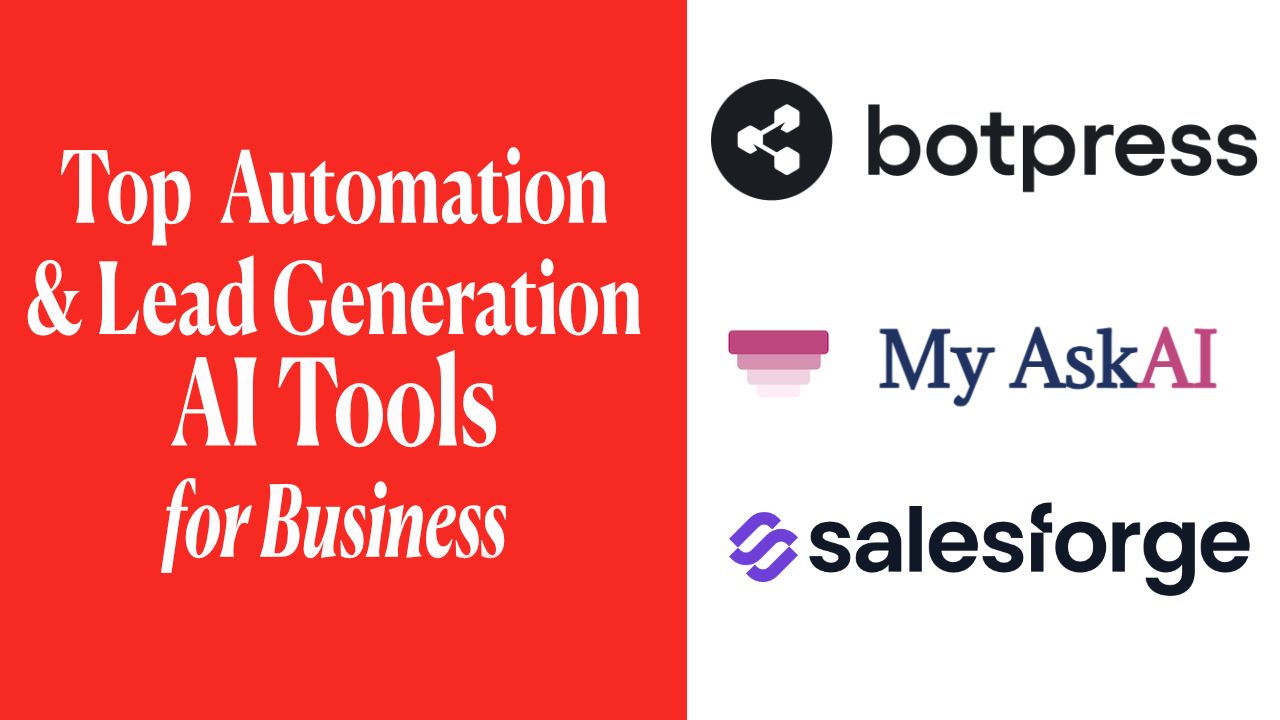 Top Automation and Lead Generation AI Tools for Business