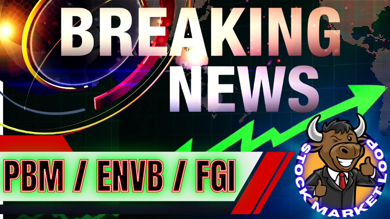 Why PBM, ENVB, and FGI Stocks Are Skyrocketing Today: 
