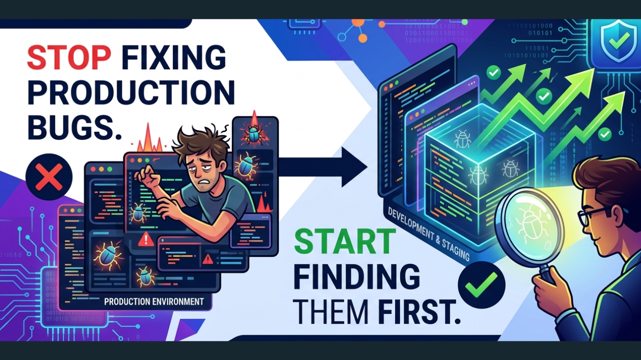 Stop Fixing Production Bugs. Start Finding Them First.