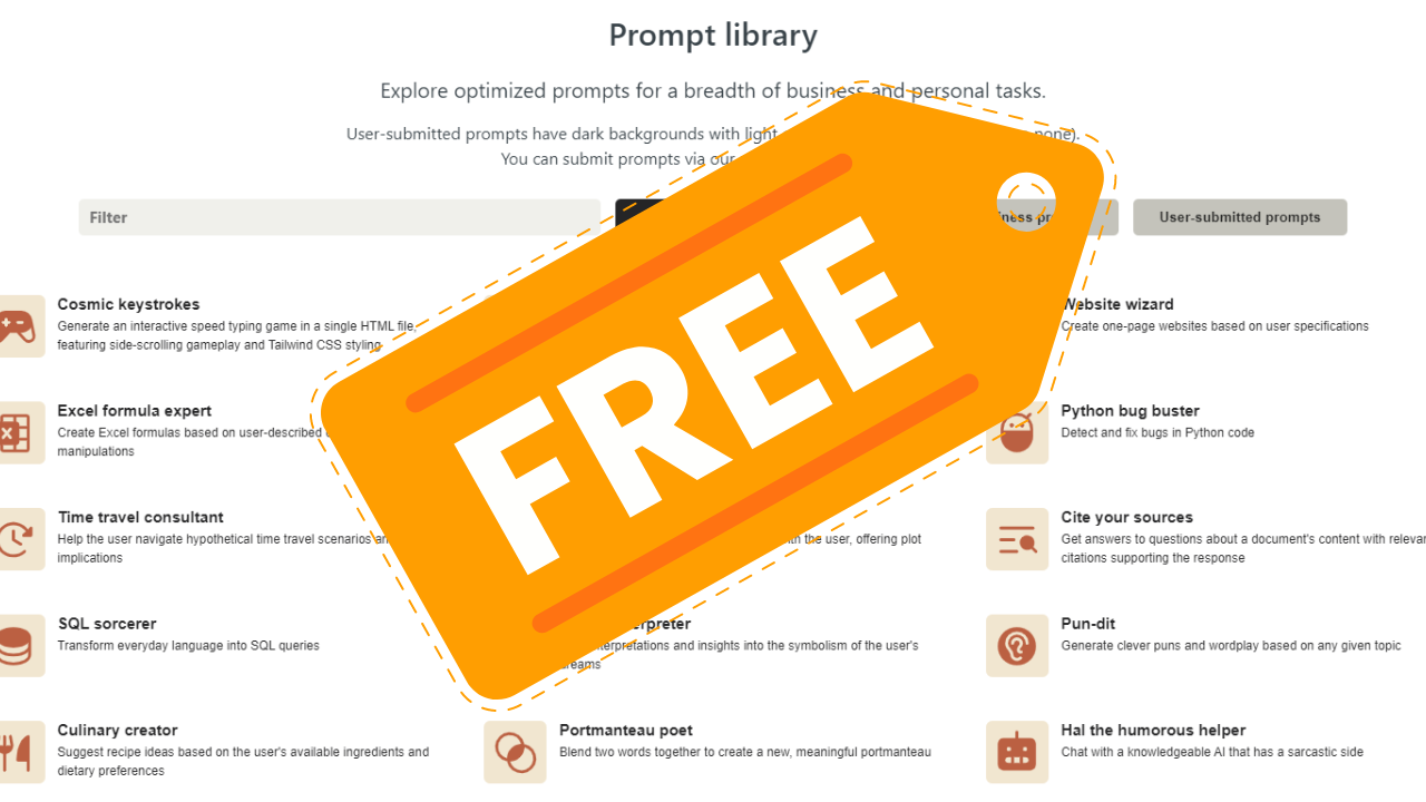 I Found the Best Free Prompt Library