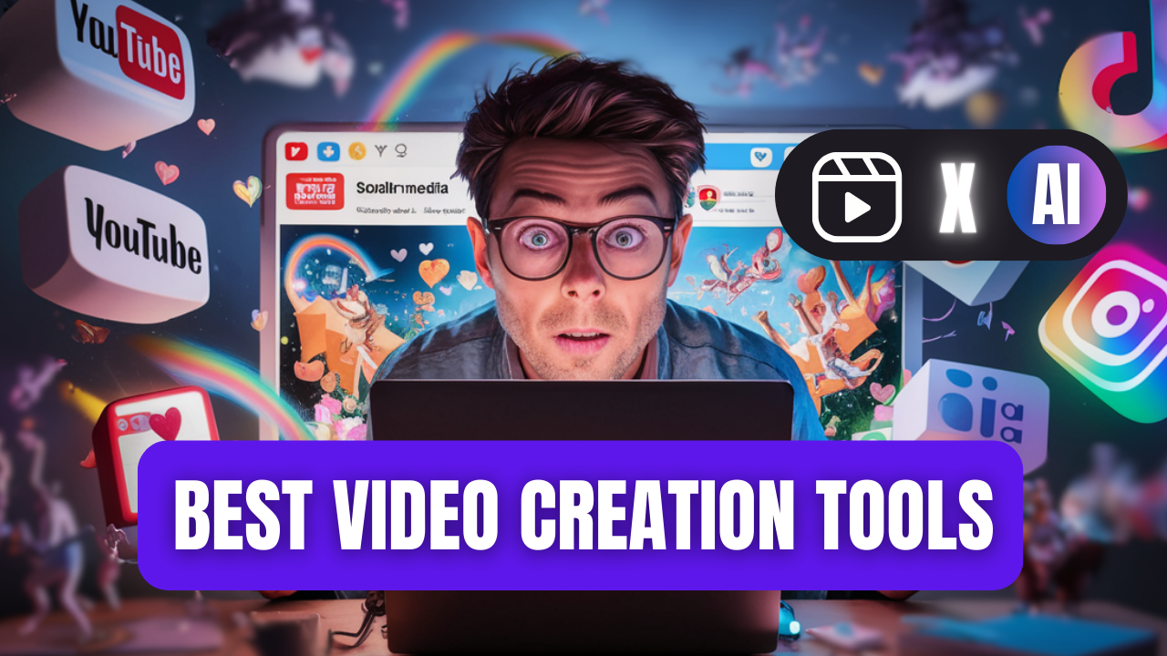 Top 8 Video Creation Tools for YouTube and Social Media in 2024 [Editing + AI Generation]