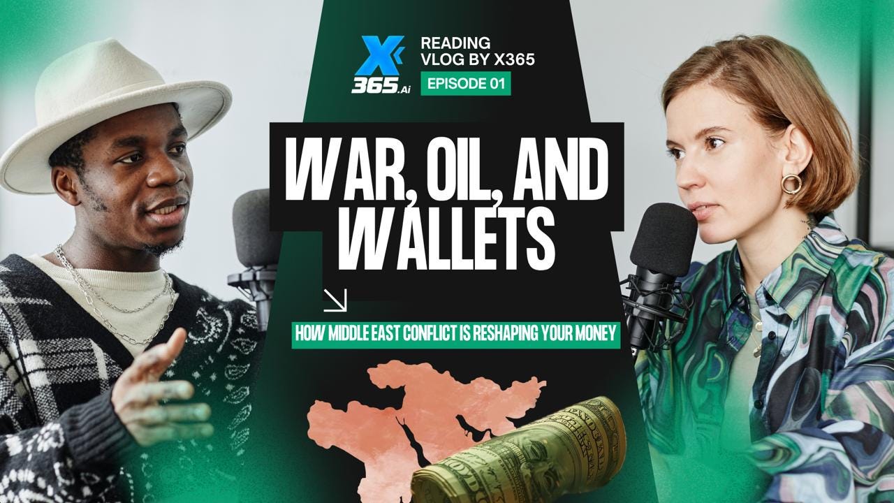 ️ War, Oil, and Wallets: How Middle East Conflict Is Reshaping Your Money (And What X365’s AI…