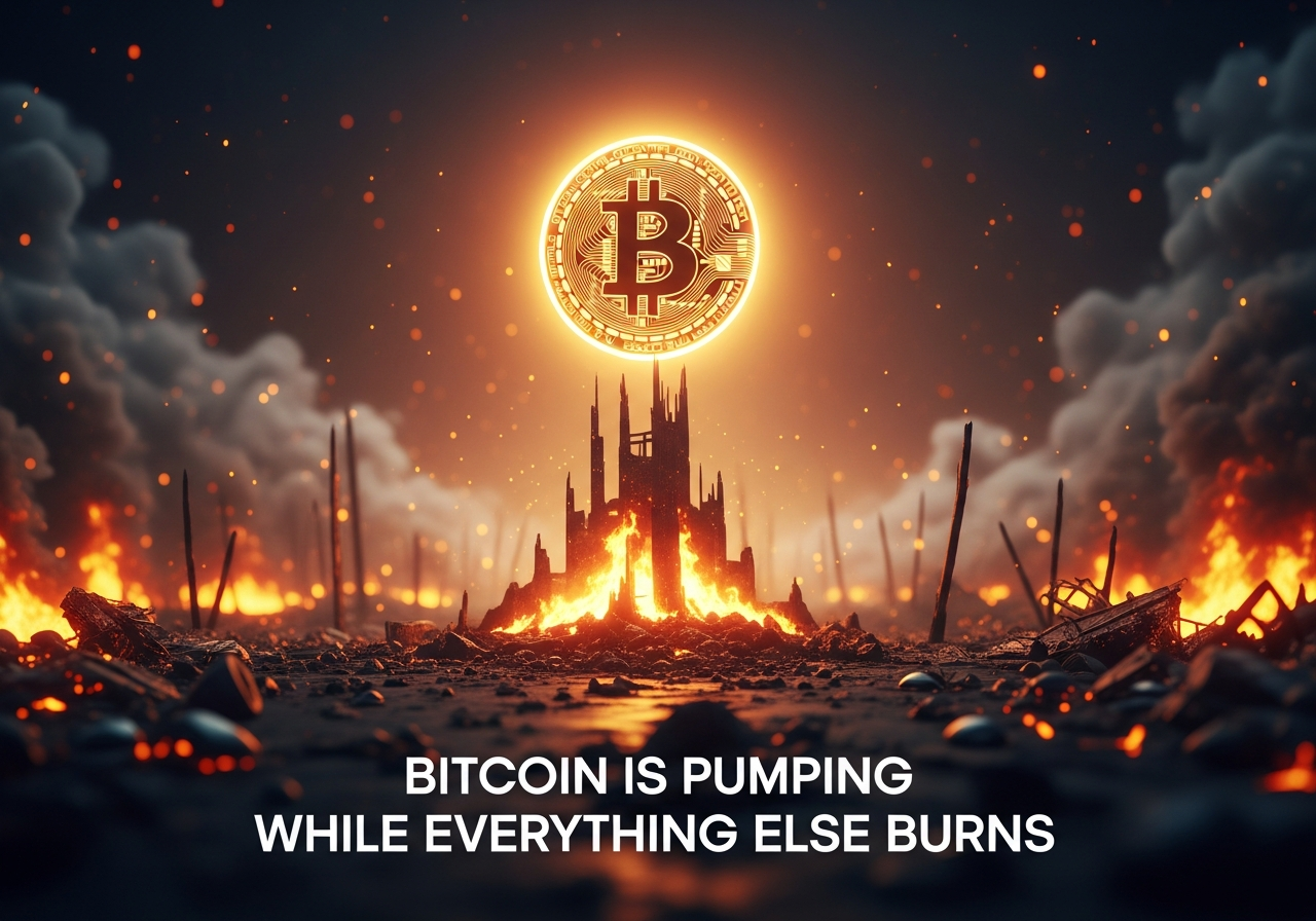 Bitcoin Is Pumping While Everything Else Burns