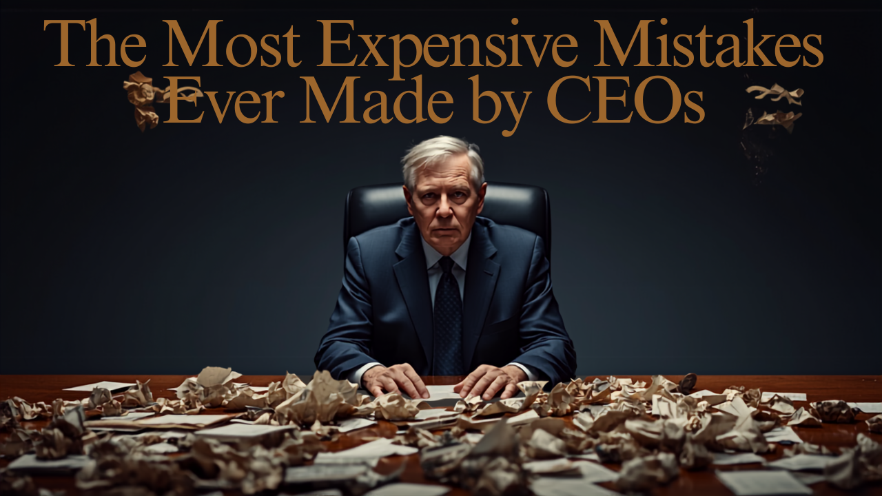 The Most Expensive Mistakes Ever Made by CEOs The Most Expensive Mistakes Ever Made by CEOs