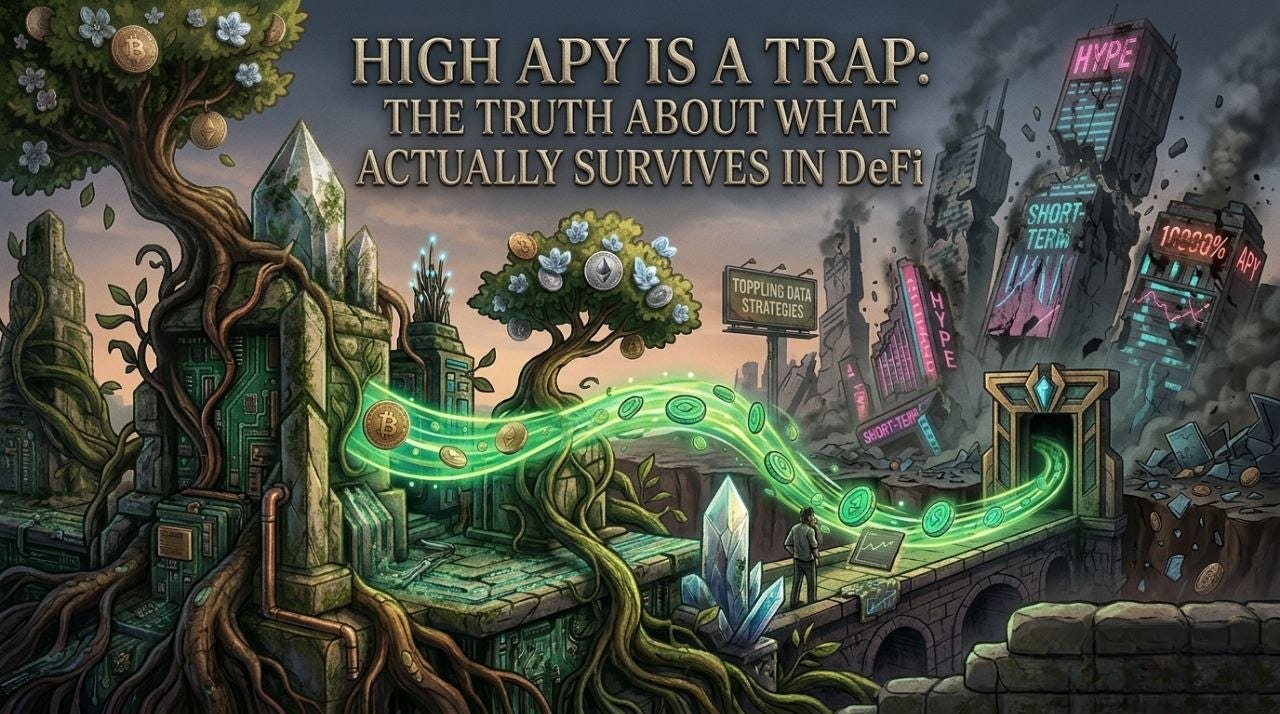 High APY Is a Trap: The Truth About What Actually Survives in DeFi