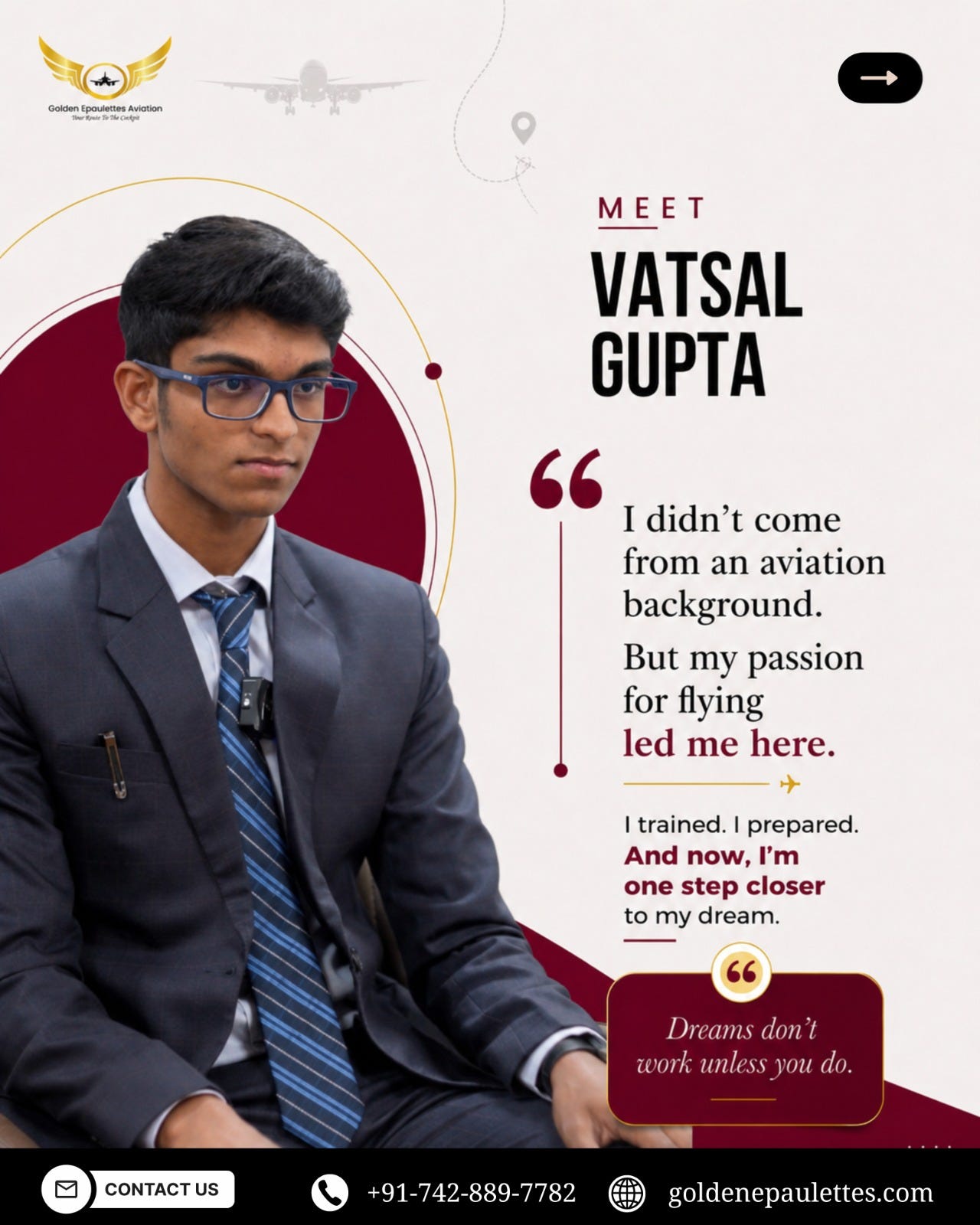 From Dreamer to IndiGo Cadet — Every Success Starts with One Decision!