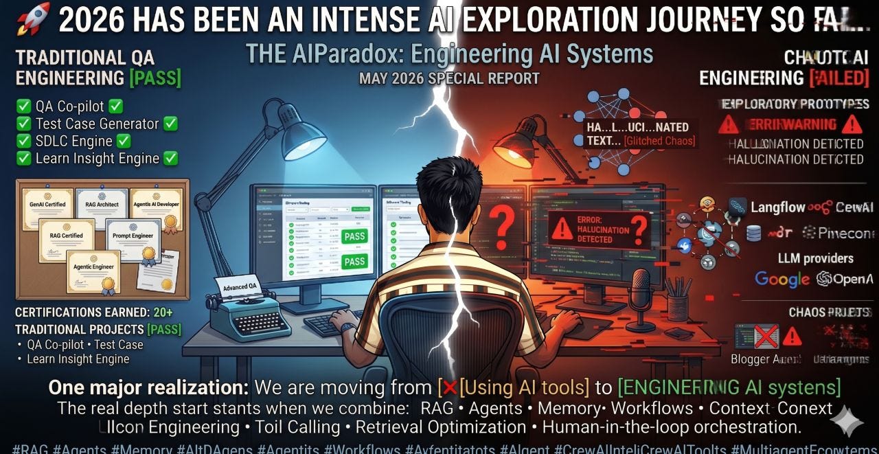 From Using AI Tools to Engineering AI Systems: Reflections From My 2026 AI Exploration Journey