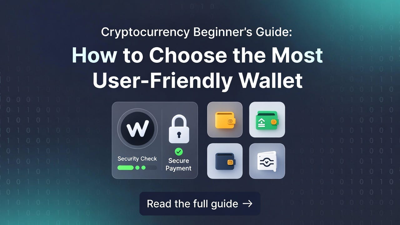 Cryptocurrency Beginner’s Guide: How to Choose the Most User-Friendly Wallet