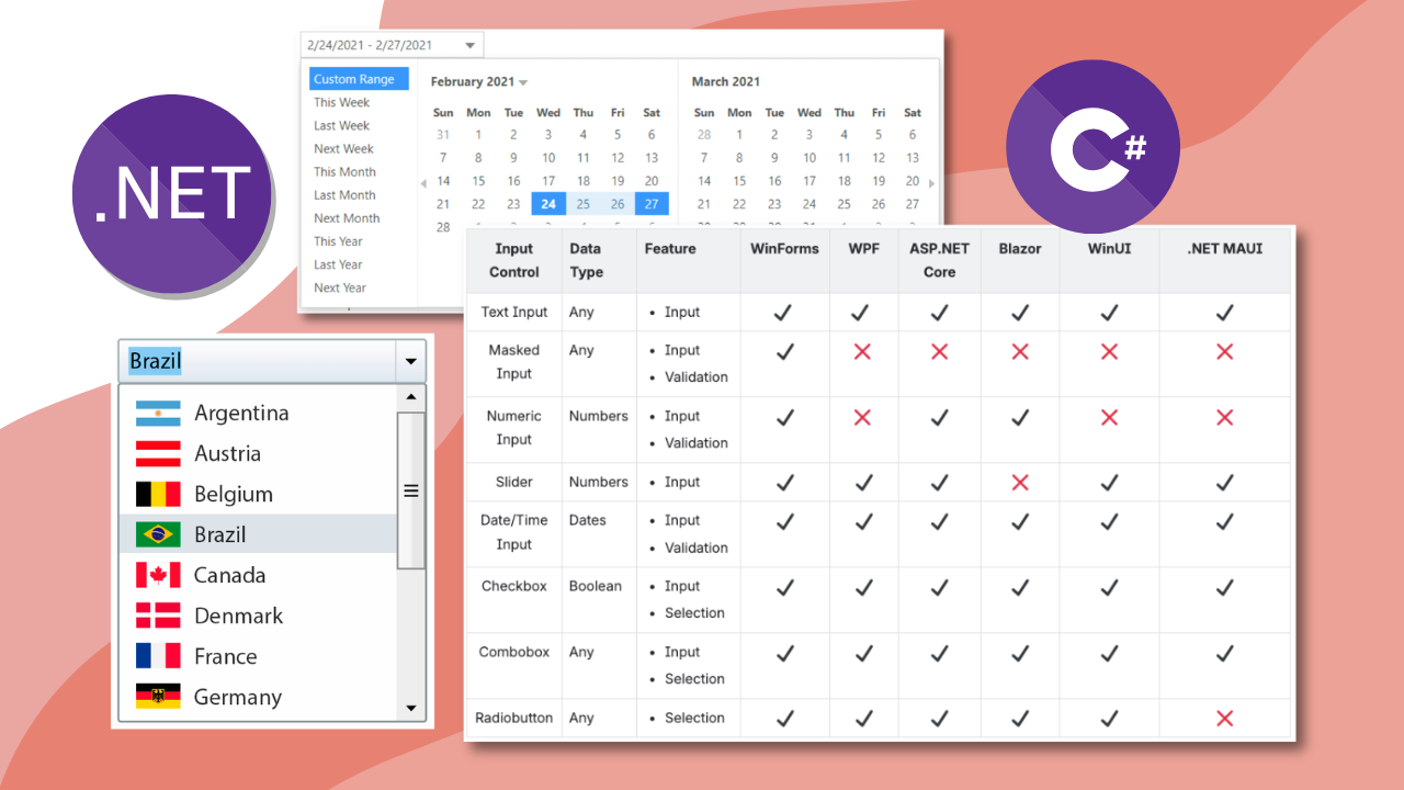 A Comprehensive Guide to C# .NET Input Controls