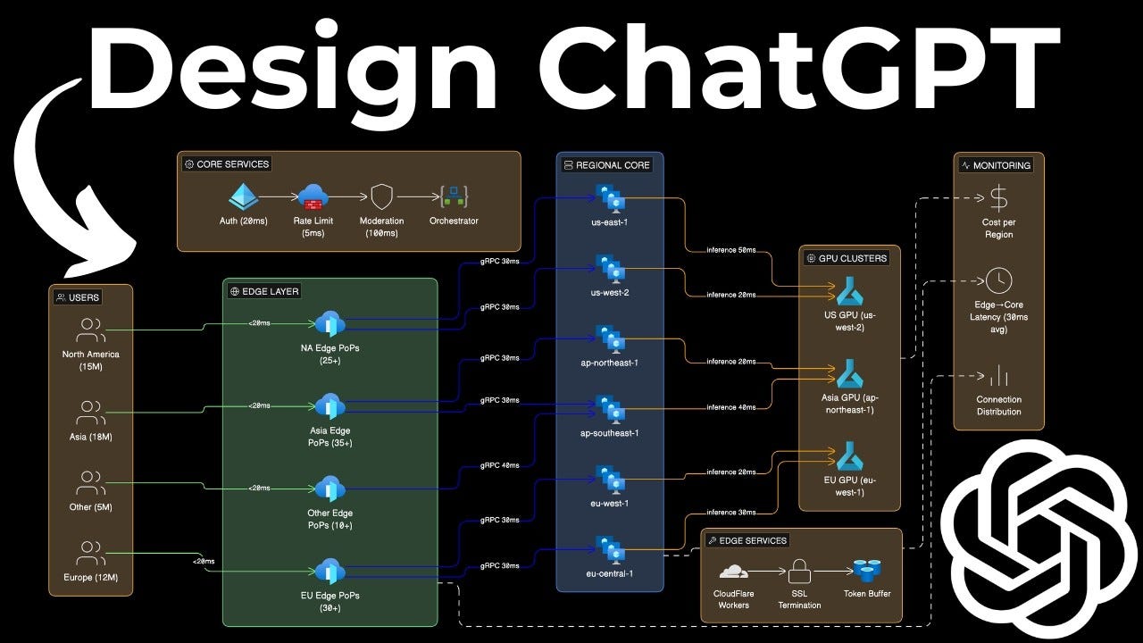 Design ChatGPT Like a Senior Engineer: 800M Users, One Primary Database