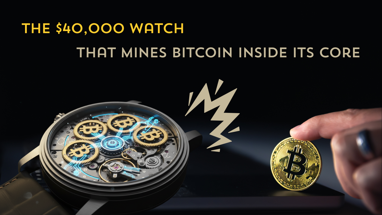 What Is the Bitcoin Mining Watch and How Does a $40,000 Luxury Timepiece Generate Cryptocurrency?