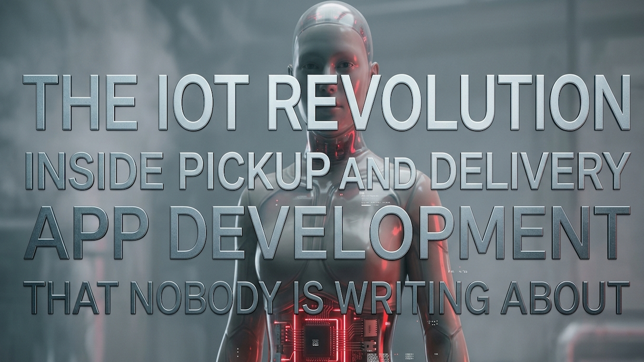 The IoT Revolution Inside Pickup and Delivery App Development That Nobody Is Writing About