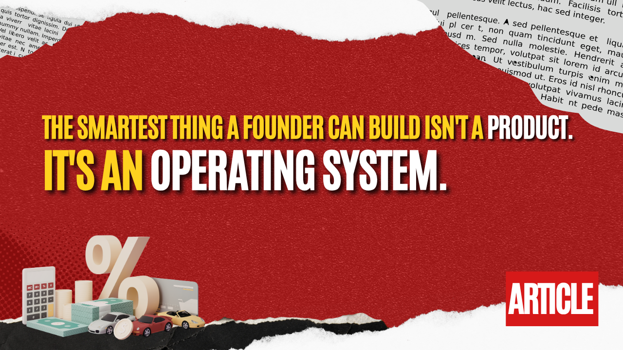 Most businesses don’t die from bad strategy. They suffocate from bad infrastructure.