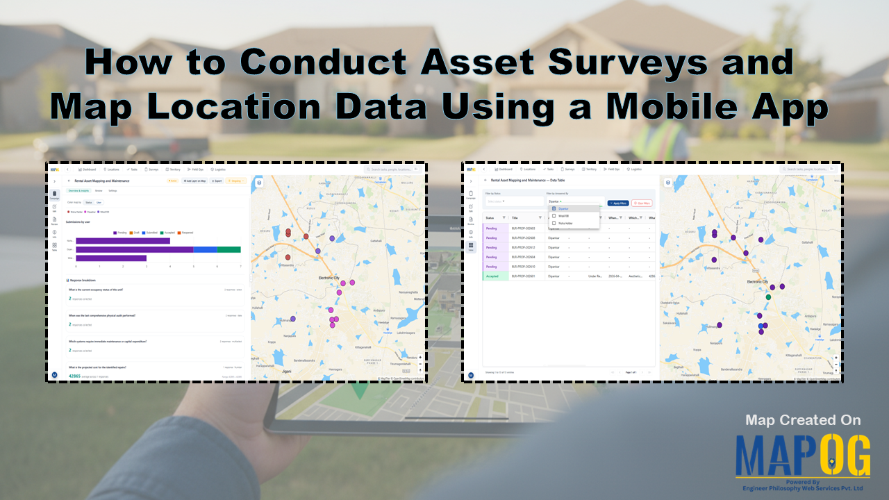 GIS on Medium - How to Conduct Asset Surveys and Map Location Data Using a Mobile App