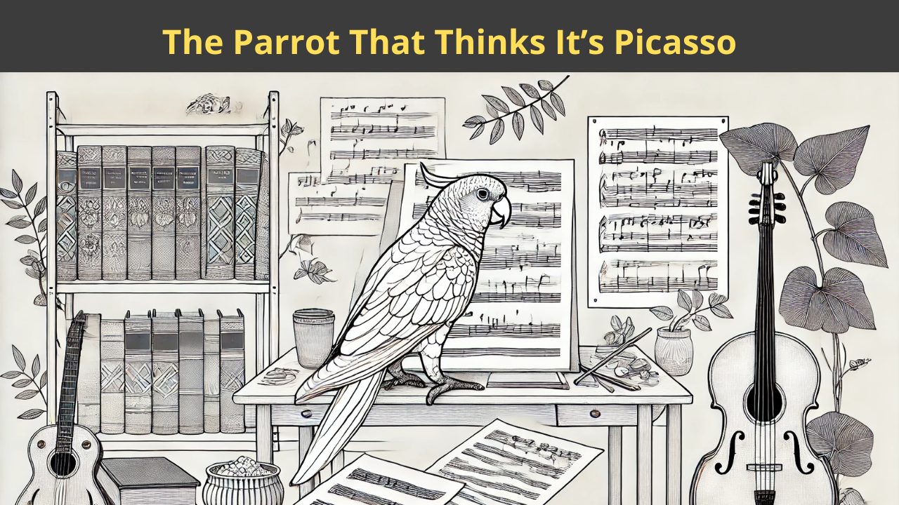 The Parrot That Thinks It’s Picasso