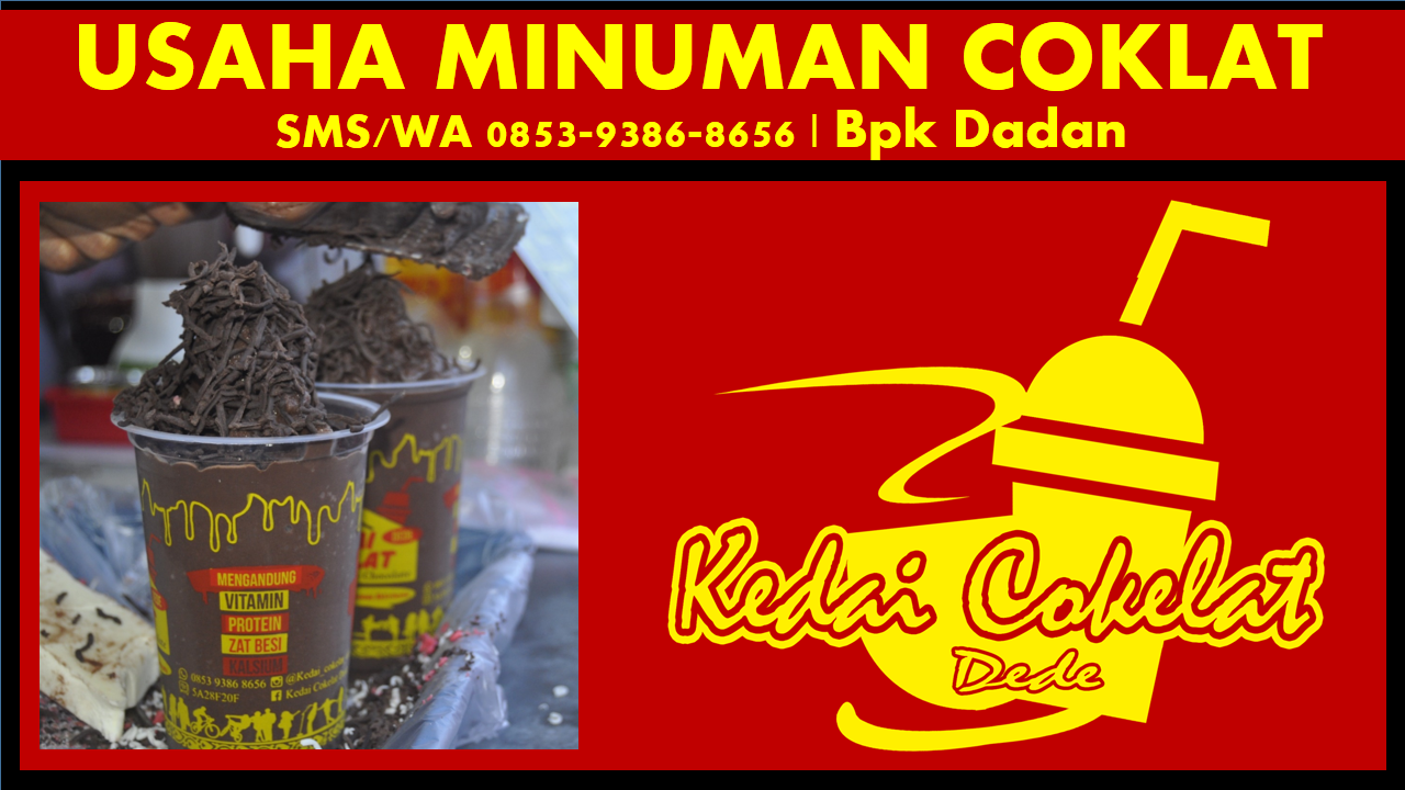 SMS WA 0853 9386 8656 AS Bisnis Es Coklat Peluang Bisnis Coklat