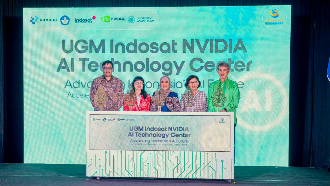 UGM, Indosat, dan NVIDIA Resmi Luncurkan AI Technology Center